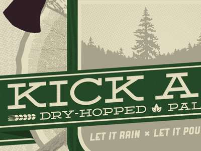 Kick Axe Dry-Hopped Pale Ale axe beer kick lompoc timbers