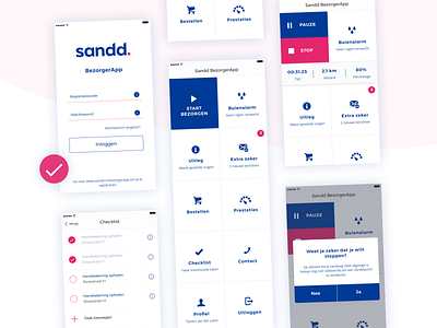 Sandd Delivery App - UI Design