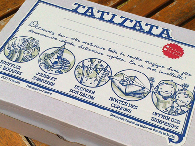 Tatitata Box blue box children illustration