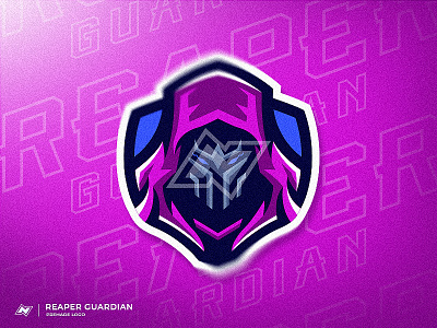 Reaper Guardian esportslogo for sale gaming design gaming logo guardian guardian logo kngiht mascot knight mascot logo mascot logos premade logo reaper reaper logo twitch logo