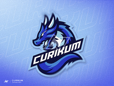 Curikum Logo Project curikum esports curikum team dragon dragon logo dragon macot esports esports logo esports logo design gaming design gaming logo mascot logo streamer logo twitch logo