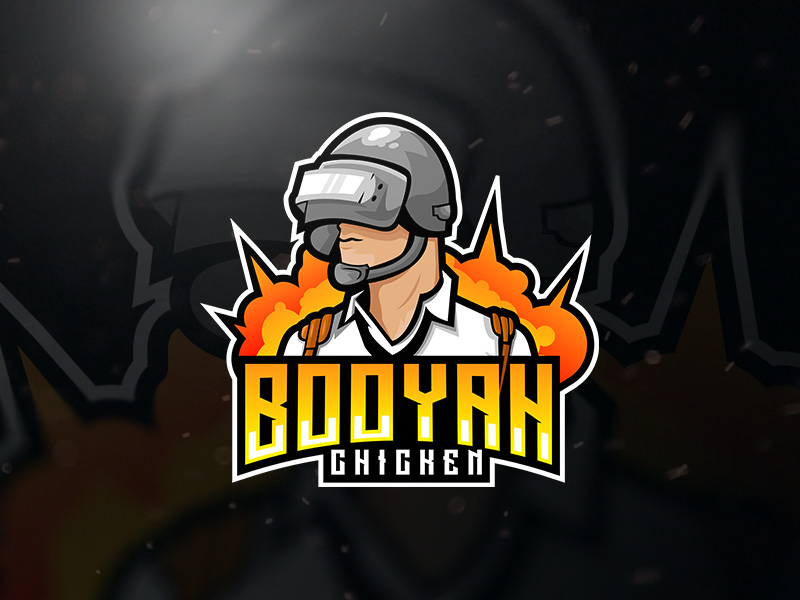 chicken booyah  Sports logo design, Game logo design, Logo design