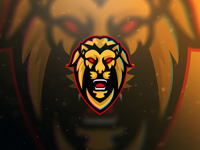 Lion Mascot Esport Logo