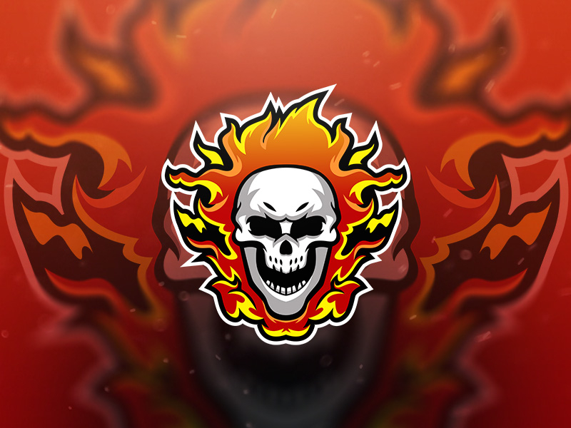 Ghost Fire Esport Logo by nicobayu_19 on Dribbble