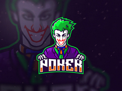 The Joker Esport Mascot Logo