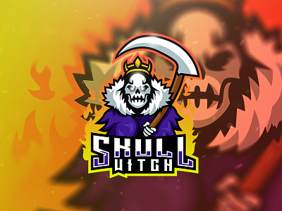 Skull Witch Esport Logo esport esport logo esportlogo esports esports logo esports mascot logo design logodesign mascot mascot logo reaper logo skull esport skull logo the reaper witch esport witch logo