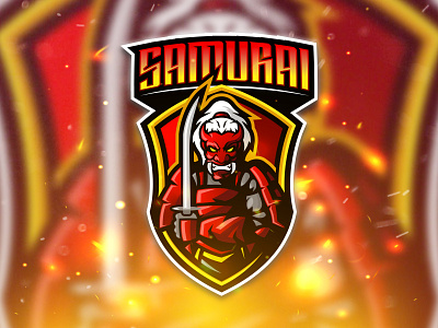 Samurai Esport Logo esport esport logo esportlogo esports esports logo gaming katana logo logo design mascot mascotlogo oni samurai samurai jack samurai logo