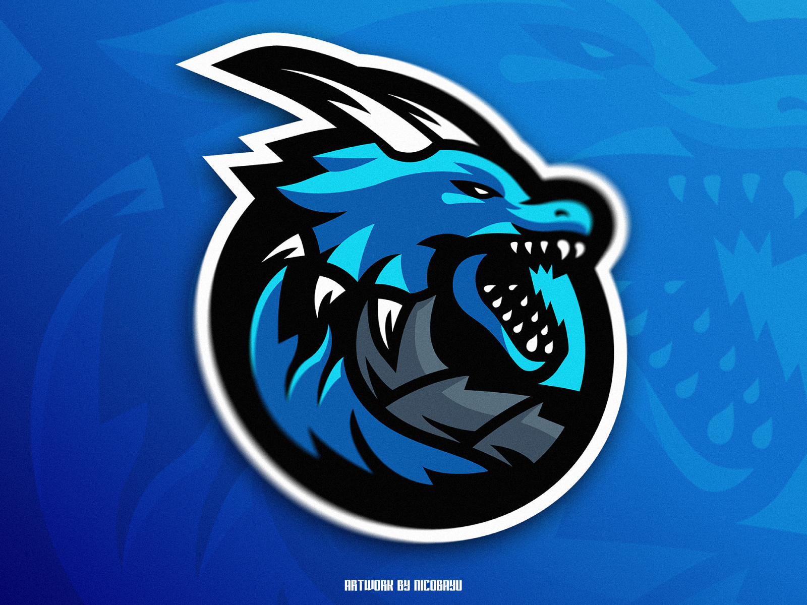 Dragon Esport Logo By Nicobayu 19 On Dribbble