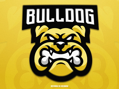 Bulldog Esports Mascot Logo bulldog