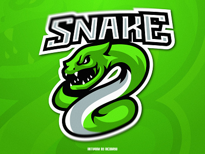 Snake Esports Mascot Logo esport snake viper