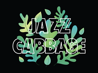 Jazz Cabbage badge branding floral icon icondesign illustration illustrator line linework logo typography