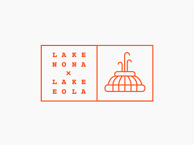 nona x eola badge eola fountain icon orange orlando square