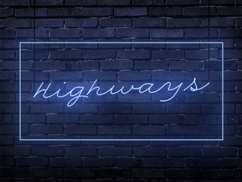 "Highways" by Tony B (Cover art) art cover covers highways lights music neon neon lights rb tony b