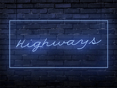 "Highways" by Tony B (Cover art)