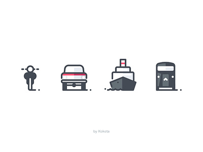 Transport mini set bus car icon icons icons machine logistics motorcycle outline pictogram schoolbus scooter set vehicle ship subway tram transport travel traveling truck