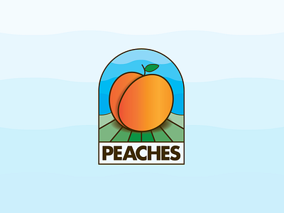 Peach Season! badge badge logo badgedesign badges farm farmers market farming fruit fruit illustration fruity graphic design illustration jam juicy local peach peach jam peaches stonefruit vector