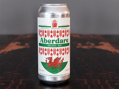 Aberdare Golden Ale ale beer beer branding beer can beer label branding craftbeer hops ui ux wales welsh