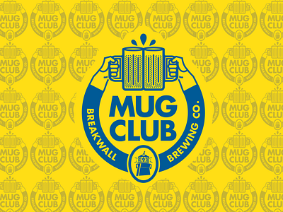 Mug Club Logo beer beer logo brand design branding cheers craft craft beer design graphic design illustration logo logomark mug club one color stein thick lines vector vintage welcat