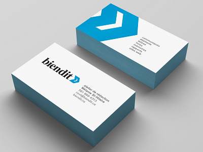 Logo + cartes biendit business card logo print