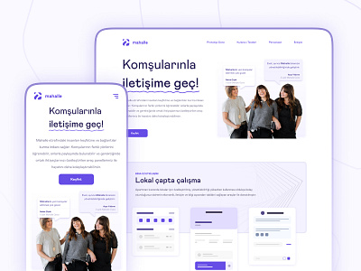 Mahalle - Landing Page