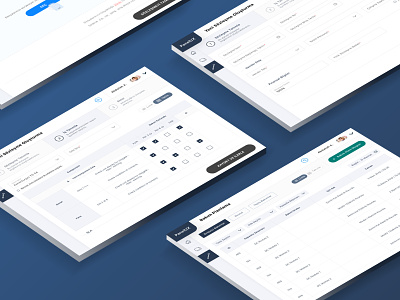Dashboard for administrations administration application design isometric mobile pages preview prototype sketch ui ux