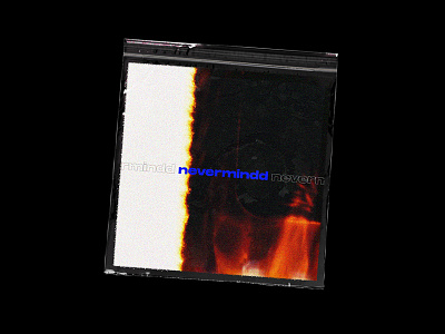 nevermindd - Playlist Cover brand cover glowing material mockup playlist spotify spotify cover