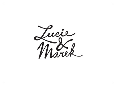 Lucie & Marek handwritten illustrator lettering letters type writing written