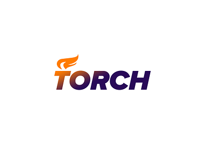 Torch brand ci design flame icon identity logo logos torch