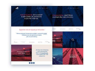 Engeneering redesign card design homepage landing layout onepage photo sketchapp web webdesign website