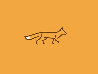 Just another fox animal fox icon illustration illustrator line logo simple