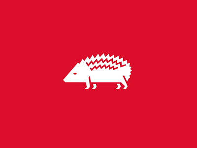 Hedgehog animal blazon ci hedgehog icon identity illustration logo