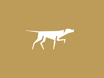 Pointer animal design dog gundog hunting icon illustrator logo minimal pointer pointing