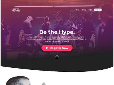 Music Website design illustration typography ui ui. ux vector web website