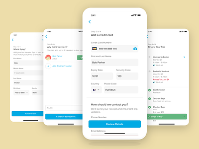 Guest Checkout app interface ios minimal mobile navigation product travel ui ux