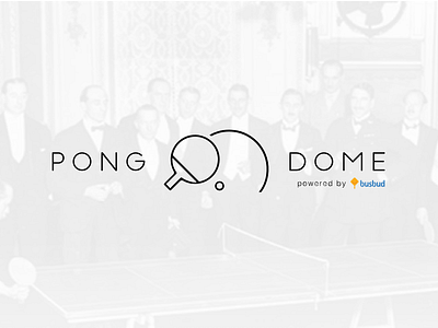 PongDome logo brand branding design identity logo ping pong product sport sports vector