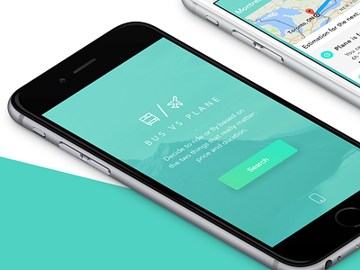 Landing screen app bus concept interface landing page mobile one pager plane travel ui ux web