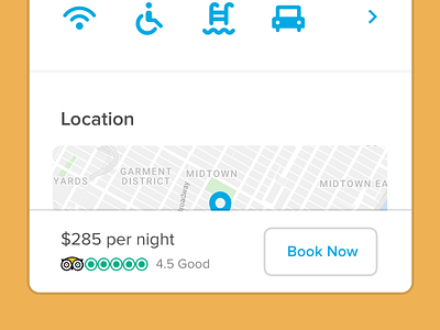 Booking Tab Bar app hotel interface ios minimal mobile navigation product travel ui ux