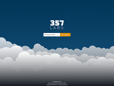 357labs landing page web design webflow