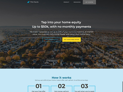 Fiboequity equity web design webflow website