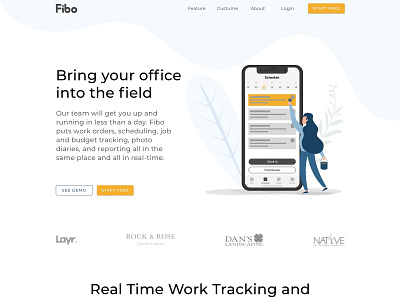 Fiboapp web web design webflow website