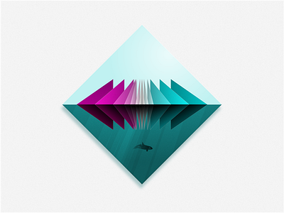 5_landscape_abstract abstract affinity designer challenge geometric illustration illy52 ipad pro vector