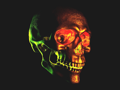 Death Skull cinema 4d c4d after effects