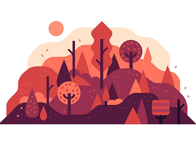 Fall fall illustrator ryan mitchell