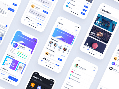 Butik — An unique store for all chatbots ai behance bot bots case study chatbot chatbots ios messaging store ui ux