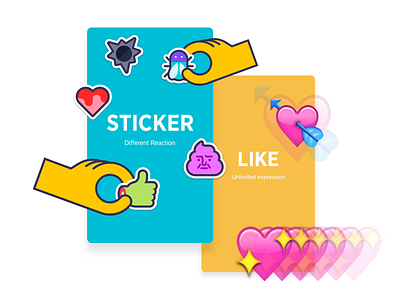 Sticker & Like