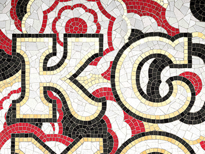 Kansas City Fauxsaic design fauxsaics handlettering kcmo lettering mosaic