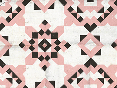La Jolla Fauxsaic WIP fauxsaic geometric mosaic pattern wip