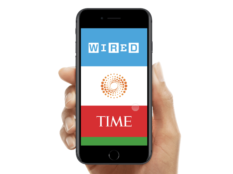 Realiti News - the Beautiful + Simple Audio News App scroll product audio magazines news framer