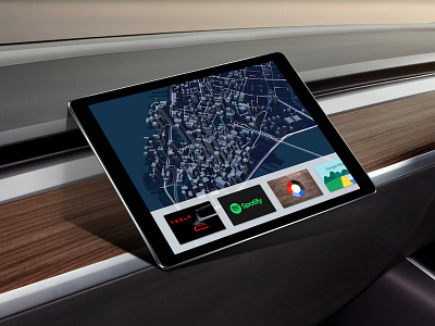 Tesla Model 3 Dashboard (Concept)