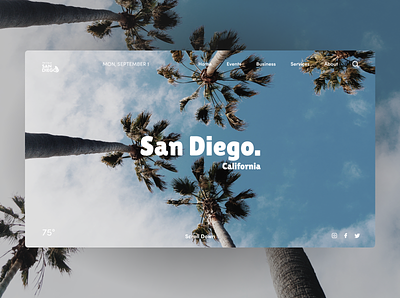 City of San Diego | Site Redesign interaction design ui ux web design